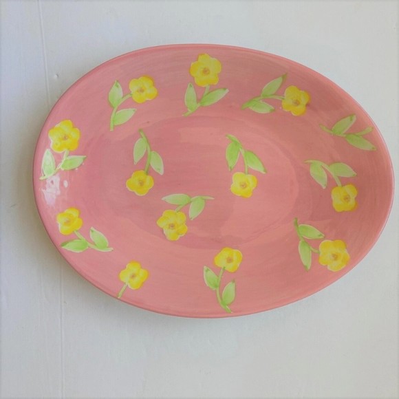 5 Easter Egg Shaped Dishes Floral Pastel Spring Holiday Candy Small Plate 9x6 in - Picture 5 of 12